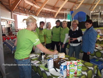 Perhepäivän talkoot Joensuun Areenalla 2011