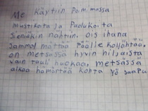 Metsässä syntyi runoja!